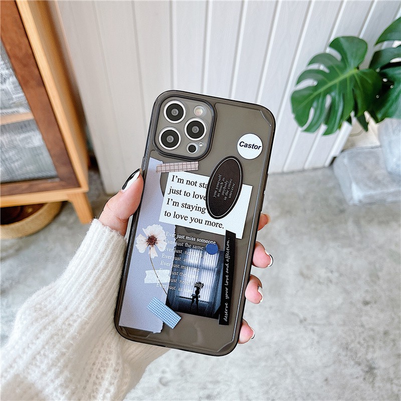 IPhone case iPhone 11 Pro Max Mobile Phone Cases / iPhone12 / iPhone X / iPhone 7 Plus / iPhone 8 / iPhone 6 / iPhone 11 Art Sticker Anti Drop Cell Phone Cases