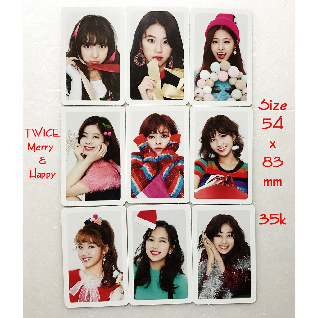 Set card TWICE UNOFFICIAL Kor. ver