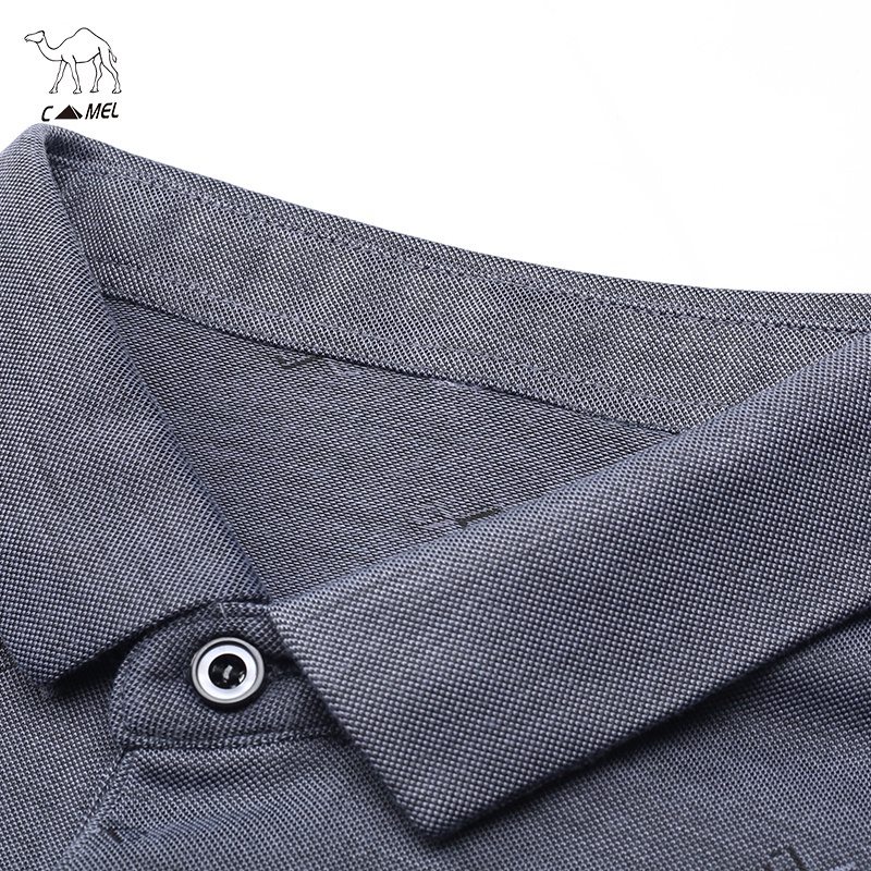 Áo thun POLO tay dài cổ bẻ chất liệu cotton 3 màu sắc thời trang cho nam giới