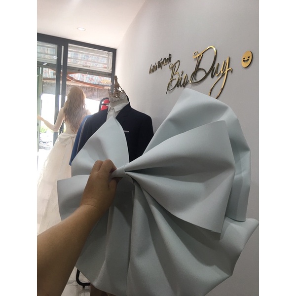 Nơ siêu to chụp ảnh quà tặng trang trí xe chụp ảnh cưới