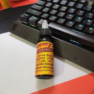 Mực tập xăm Eternal màu Lining Black 30ml / 1oz