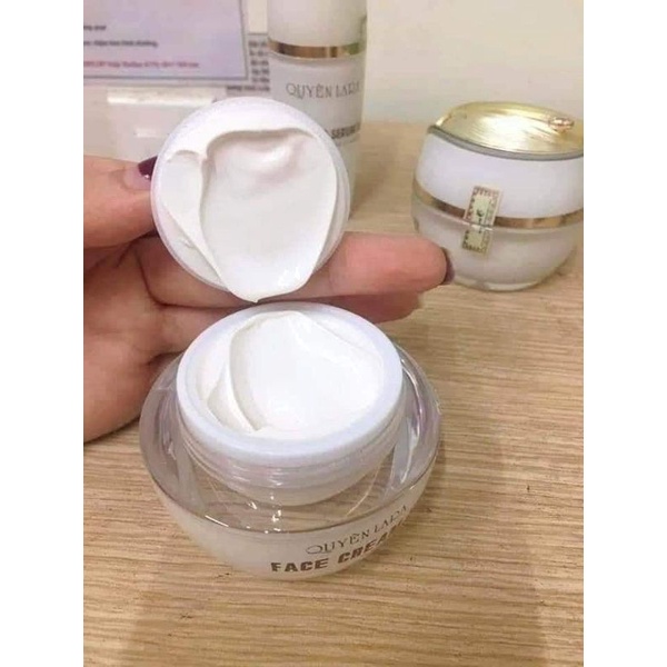 Kem dưỡng trắng da mặt Face cream x 2 cho da khô và hỗn hợp Quyên LARA
