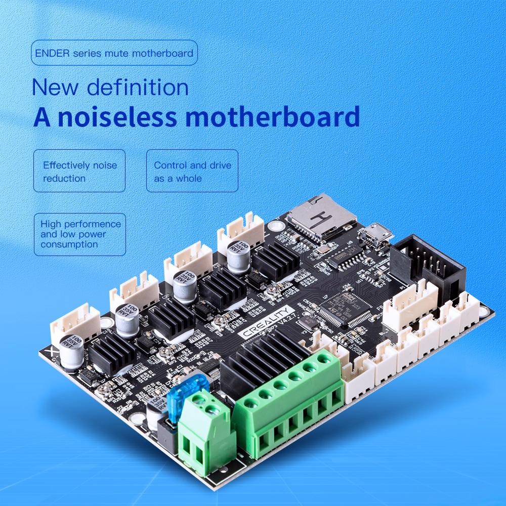 Silent Mainboard V4.2.7/Bo mạch máy in 3D với độ ồn cực thấp dành cho seri Ender 3, Ender 5