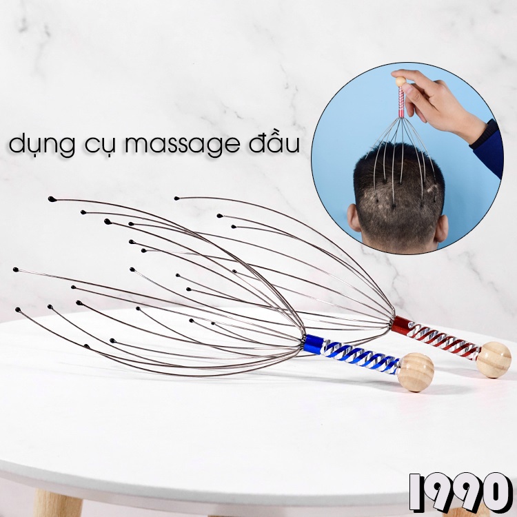 Cây massage đầu - dụng cụ mát xa đầu thư giãn lưu thông khí huyết (MSD01)