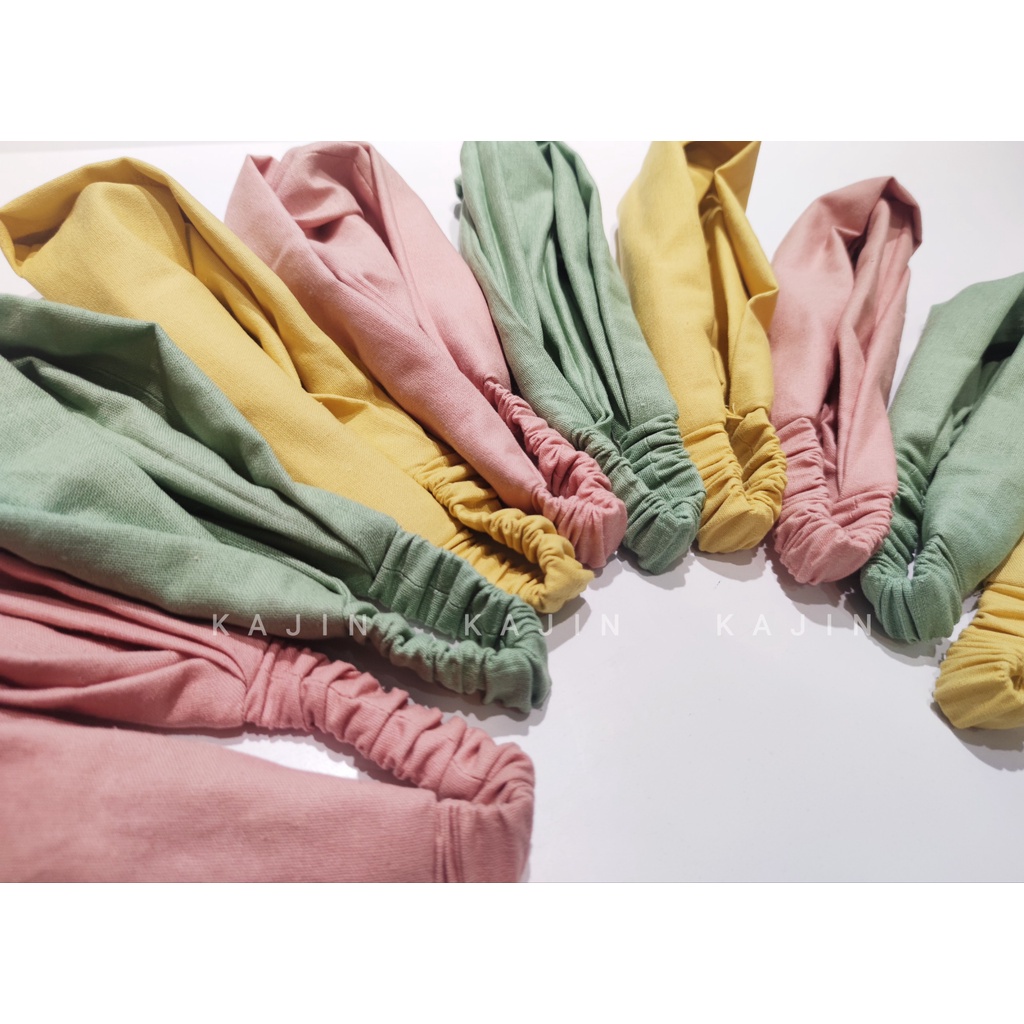 Băng đô vải linen bột