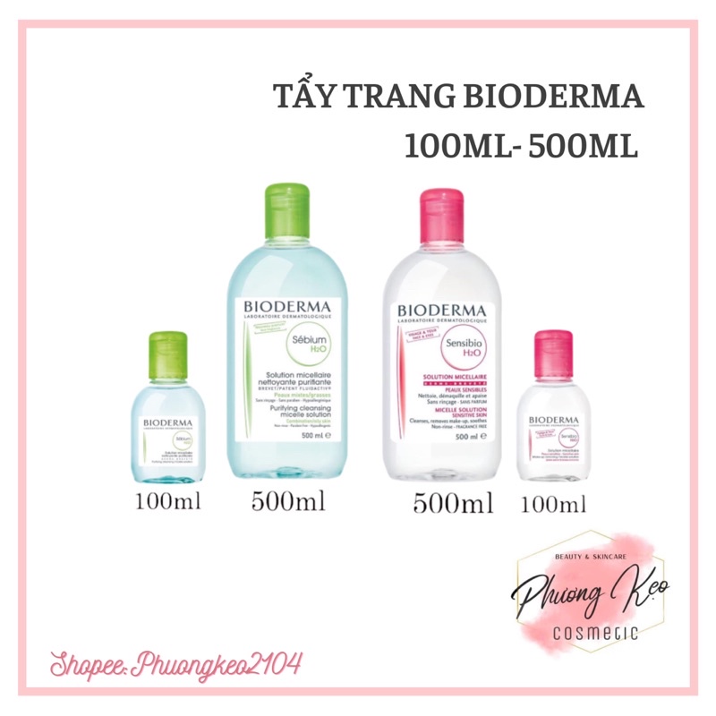 Nước Tẩy Trang Bioderma Mẫu Mới