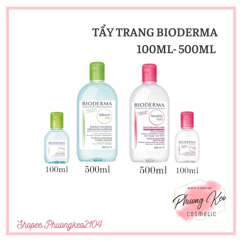 Nước Tẩy Trang Bioderma Mẫu Mới