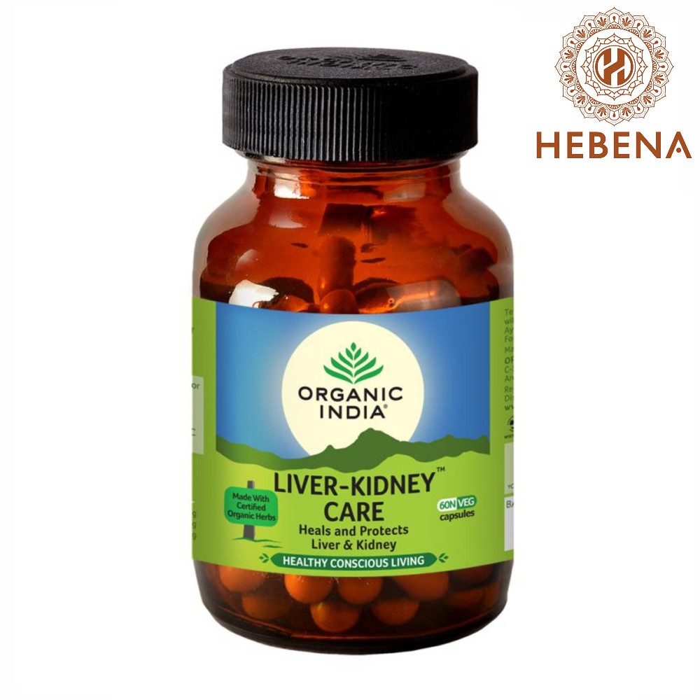 Viên uống thanh lọc gan thận - Organic India Liver-Kidney Care (LKC) - hebenastore