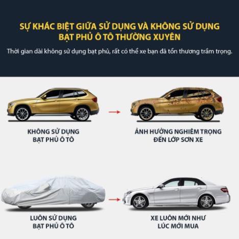 Bạt phủ xe ô tô 7 chỗ có 3 lớp cao cấp , bạt phủ trùm xe hơi dòng Innova, Ecosport, Crv, CX5, Tucson, Santafe, Carens z