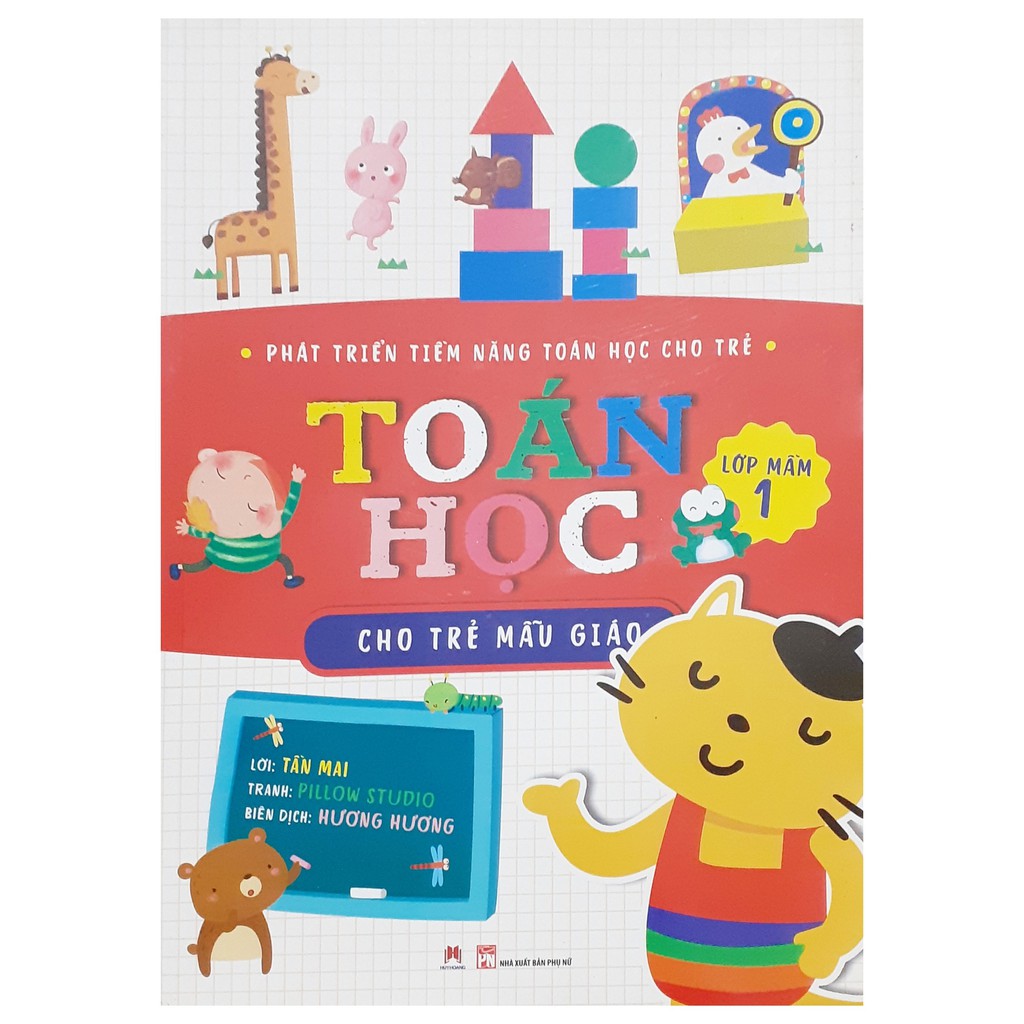 Sách - Toán học cho trẻ mẫu giáo (lớp mầm 1)