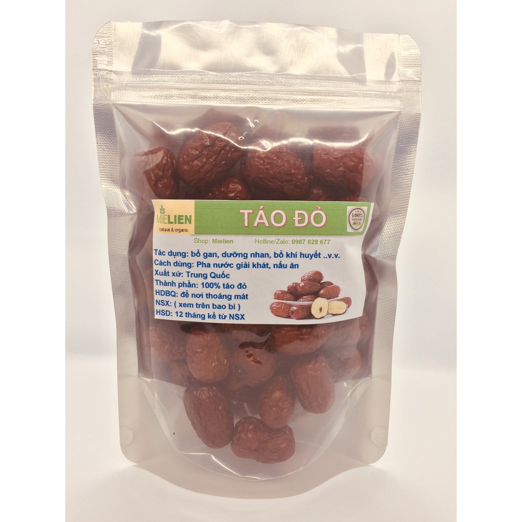 Táo đỏ sấy khô quả to 100g | BigBuy360 - bigbuy360.vn