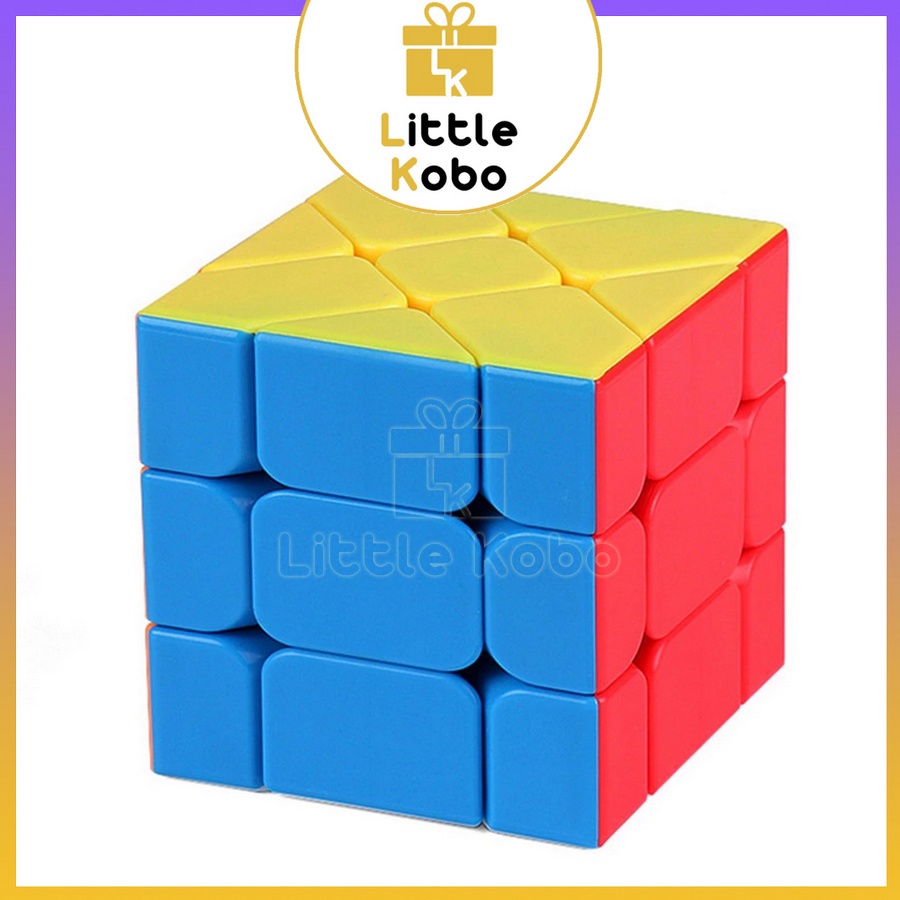 Rubik Fisher Cube Stickerless MoYu Meilong MFJS Rubic Biến Thể Đồ Chơi Trí Tuệ