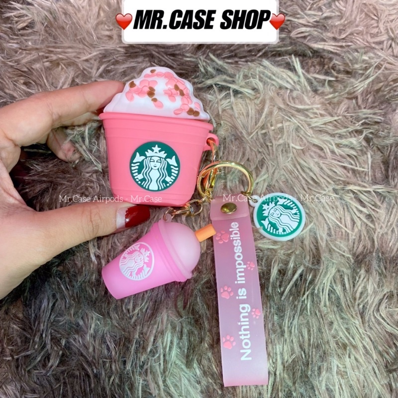 Case Airpods hình logo Starbucks độc đáo