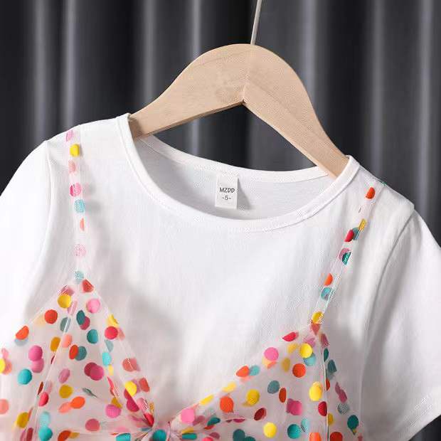 Áo Thun Cotton Phong Cách Hàn Quốc Cho Bé Gái 0-6 Tuổi