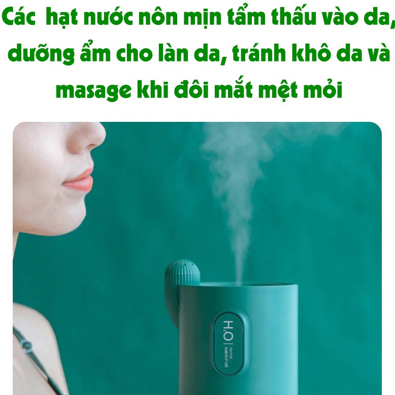 Máy xông tinh dầu phun sương tạo ẩm tích điện 6h TiLoKi TPG.02 dung tích 300ml