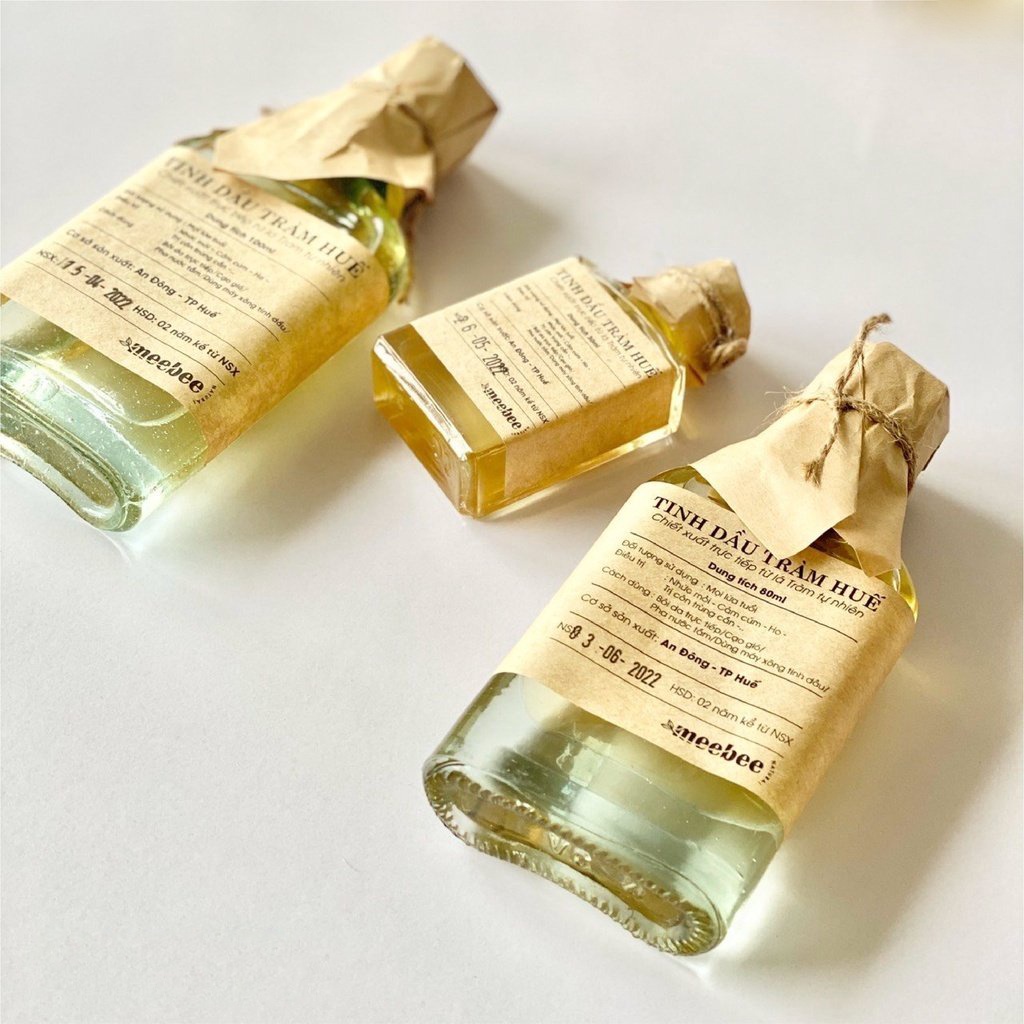Tinh dầu tràm Huế thiên nhiên nguyên chất Meebee 80ml/100ml