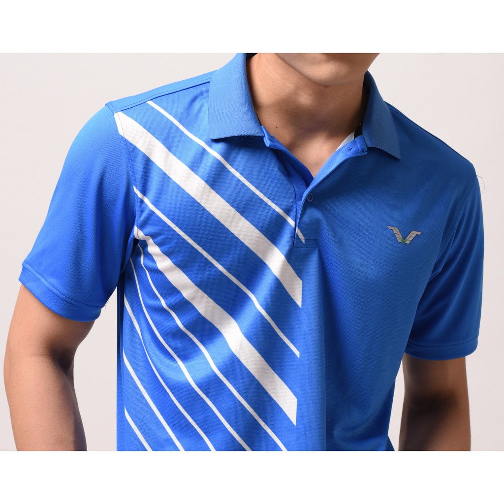 Áo Cầu Lông Nam Cổ Trụ AVP06 Vina Sport- Lapi VN Áo Tập Gym Tennis , Chất Thun Thấm Hút Mồ Hôi, Thoáng Mát, Full Size