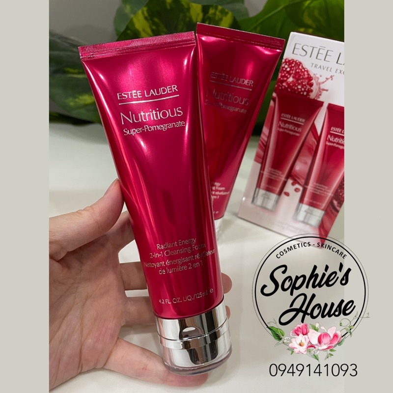 125ml - Sữa rửa mặt lựu đỏ Estee Lauder Nutritious