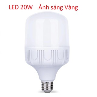 [Sỉ]- Bóng đèn Led trụ 20W Cao cấp - Tiết kiệm điện (ánh sáng vàng)