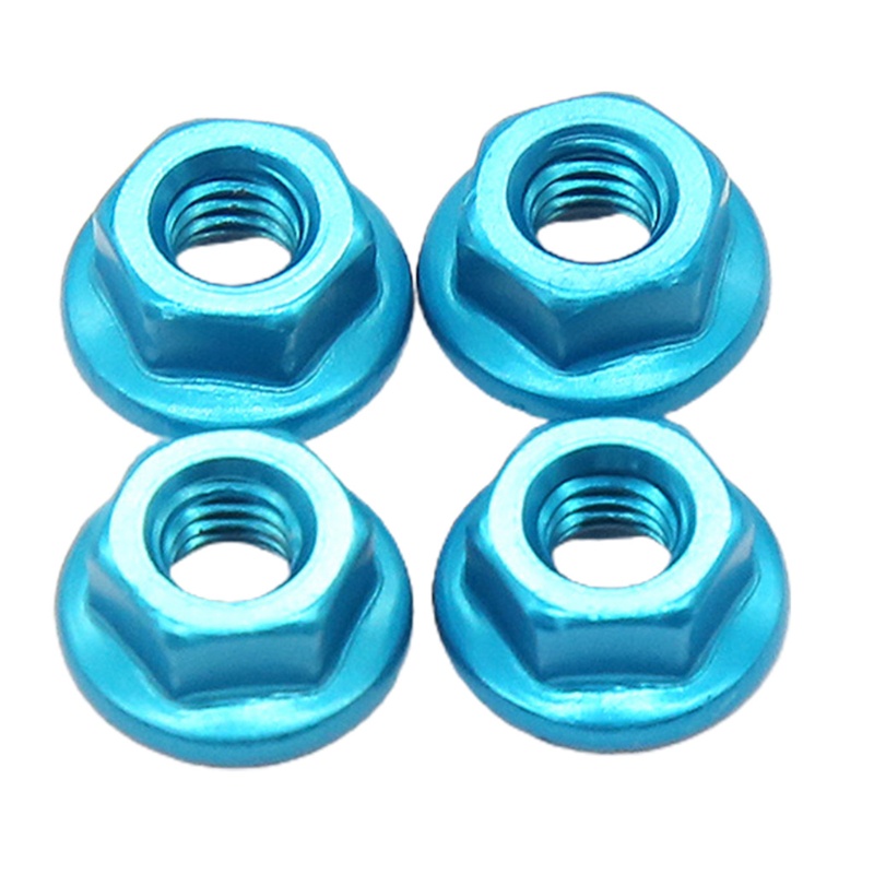 Bộ 4 Đai Ốc M4 Bằng Hợp Kim Nhôm Cho Xe Điều Khiển Từ Xa 1 / 10