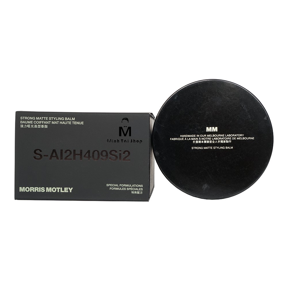 Sáp Vuốt Tóc Nam MORRIS MONTLEY Strong Matte Styling Balm 100g - Hàng Chính Hãng + Pre-styling Azenman Parana + Lược