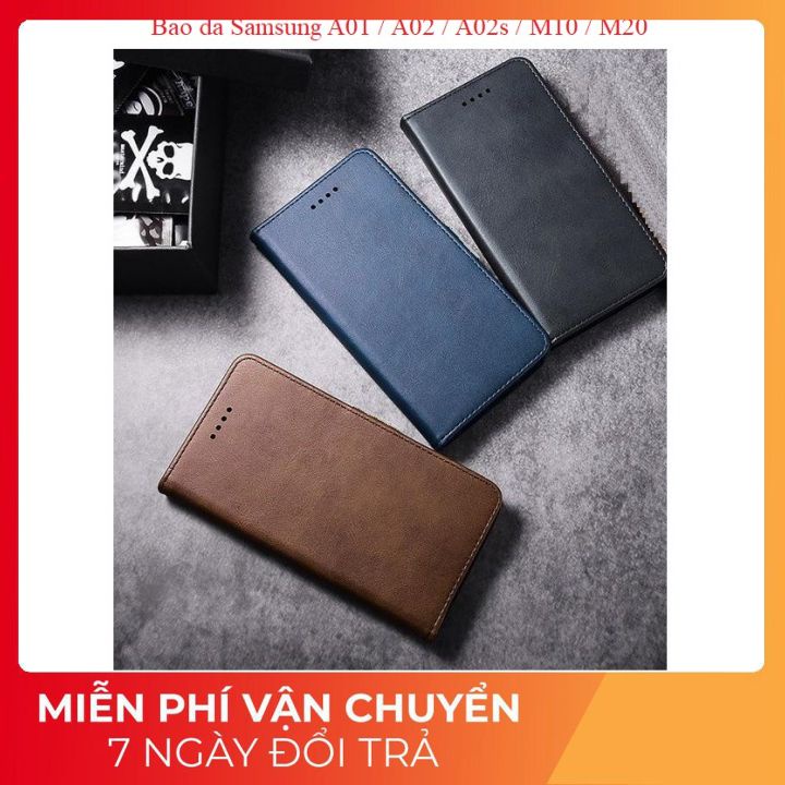 Bao da Samsung A10 / A10s / A20 / A50 / A70 / A80 cao cấp chính hãng có ngăn chứa thẻ tiện lợi