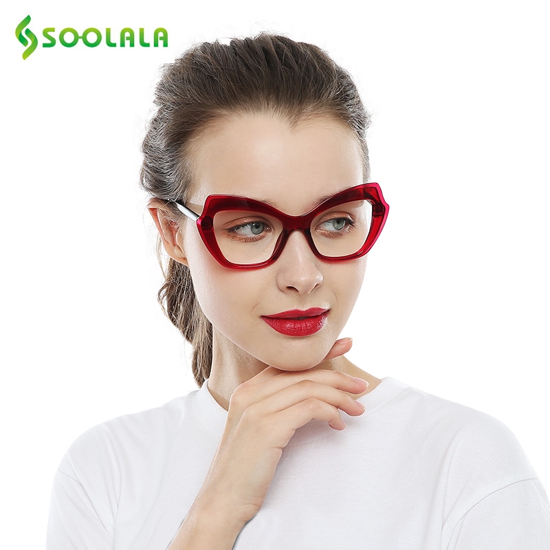 Mắt kính đọc sách SOOLALA phong cách cổ điển +1.0 1.5 2.0 2.5 3.0 3.5 4.0 cho nữ