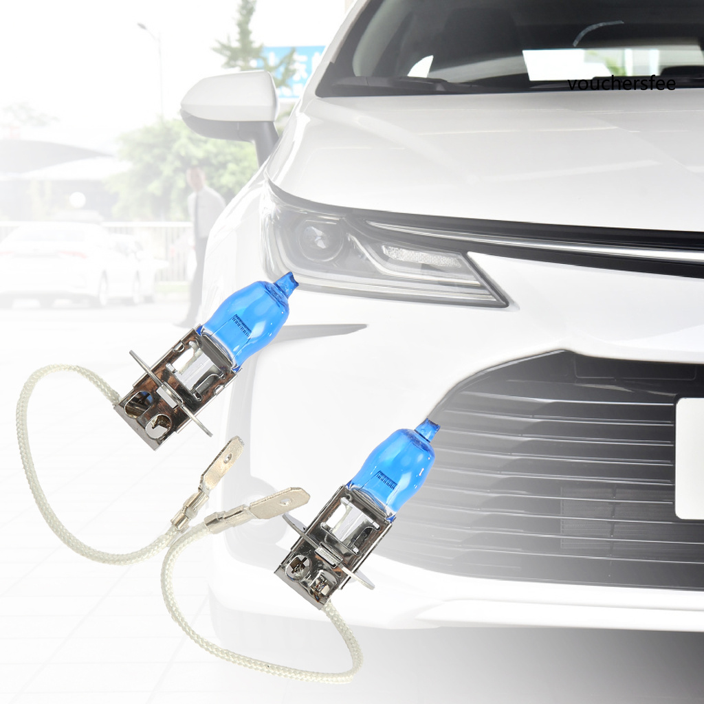 Set 2 Đèn Pha 100w 12 Volt H3 Chống Bụi Cho Xe Hơi Lbgz-304