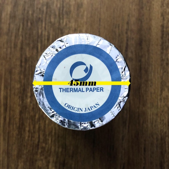 Cuộn giấy tính tiền Oji khổ 80mm và khổ 57mm.