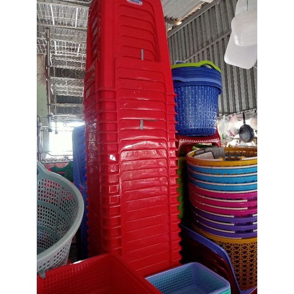 ghế nhựa Duy Tân cao lỗ bền đẹp (giao hỏa tốc)