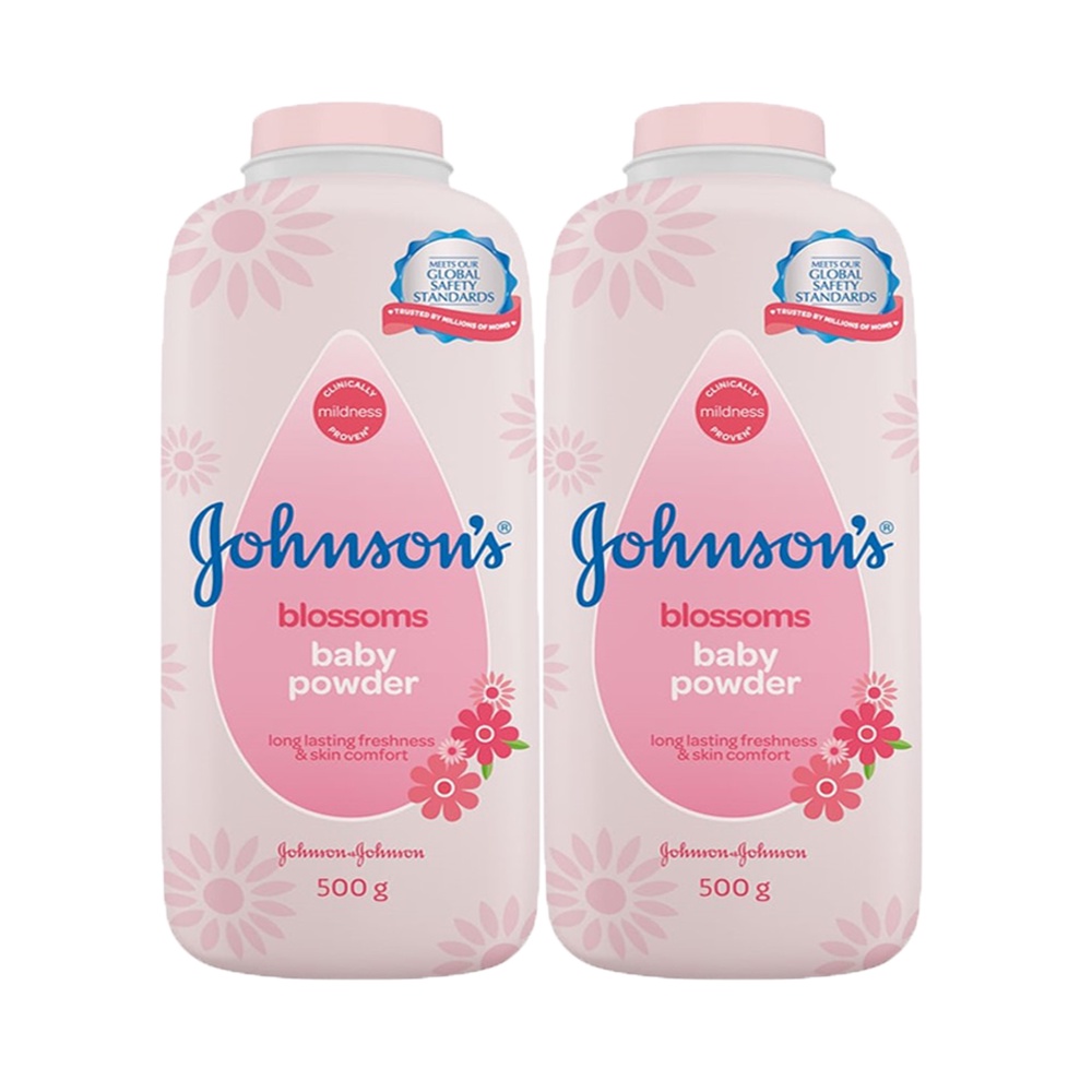 Combo 2 Phấn Rôm Johnson's Baby Hương Hoa Blossom Baby Powder 500g