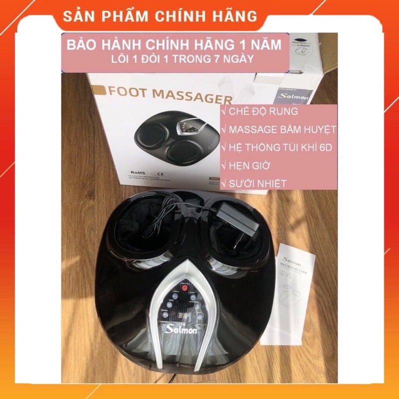 Máy massage chân  6d thế hệ mới- xoa bóp nén khí bấm huyệt
