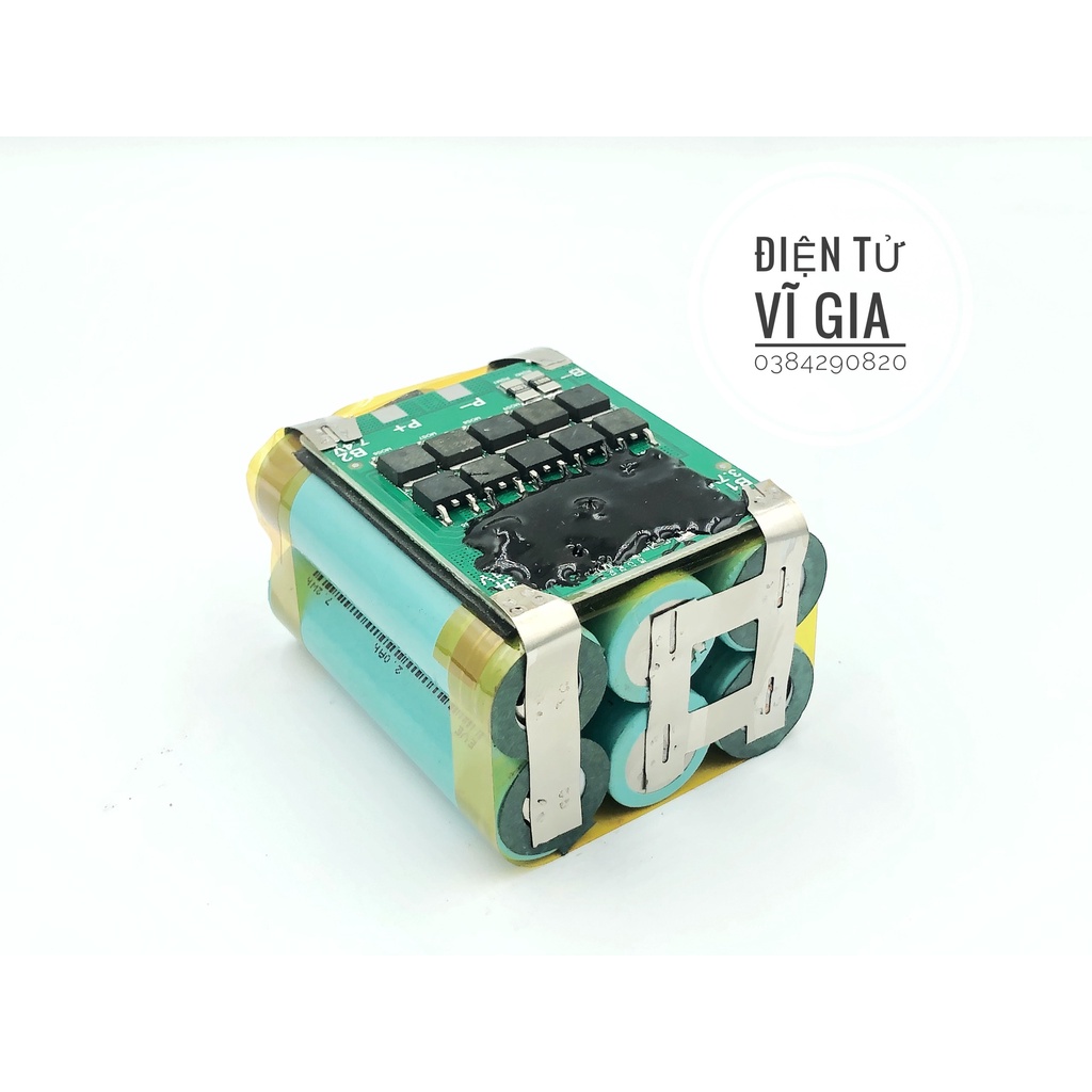 Khối pin 3S2P 12.6V dung lượng 4000mAh xả cao 40A