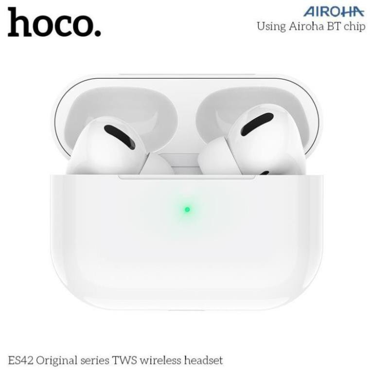 Tai nghe Bluetooth Hoco ES42 (sạc ko dây,pop-up,định vị) (Chính hãng, BH 1 năm)