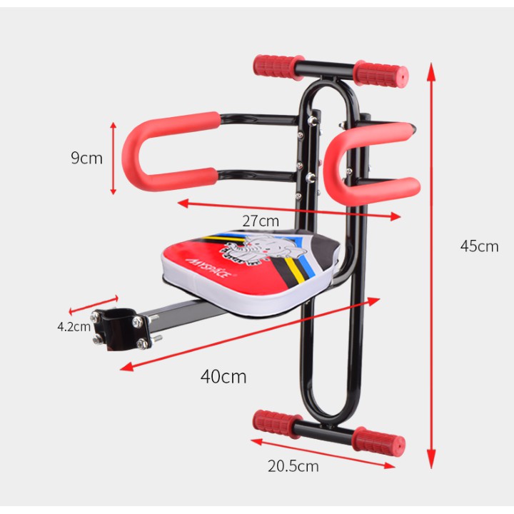 GHẾ NGỒI CHO BÉ GẮN TRÊN XE ĐẠP, XE ĐIỆN GB01-A