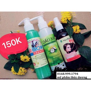 [Chính Hãng] Bộ 3:dầu gội bưởi + dầu xả bưởi + tinh dầu bưởi -kích mọc tóc dài và dày, trị rụng tóc