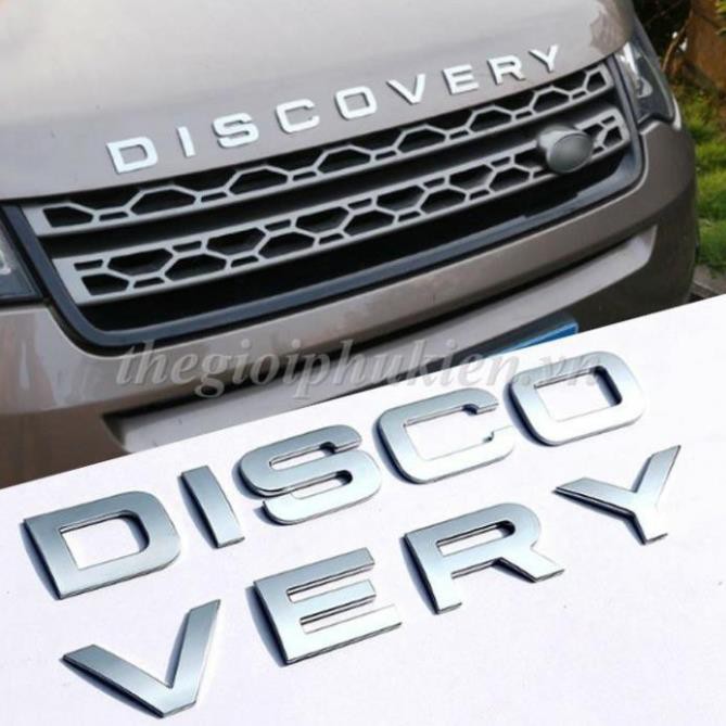 Logo chữ DISCOVERY 3D nổi dán trang trí Ô tô( hàng chất ) - D-Shop