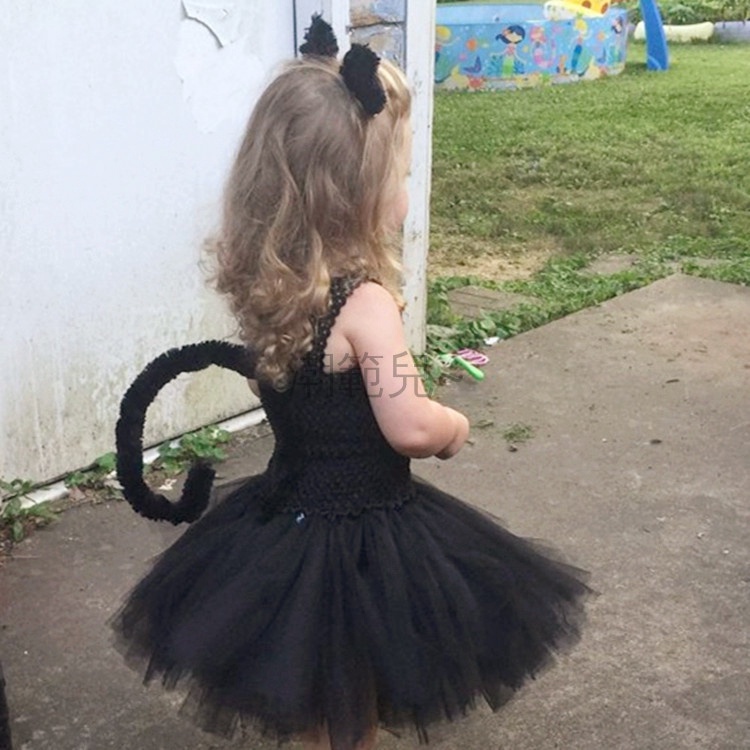 Bộ đồ hóa trang mèo đen dịp Halloween 3 ngày