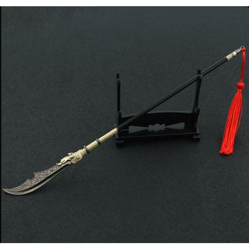 Móc Khóa Mô Hình Thanh Long Yển Nguyệt 30cm.