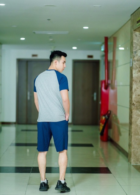 Bộ Quần áo thể thao trơn cotton thun lạnh- bộ thể thao nam trơn | BigBuy360 - bigbuy360.vn