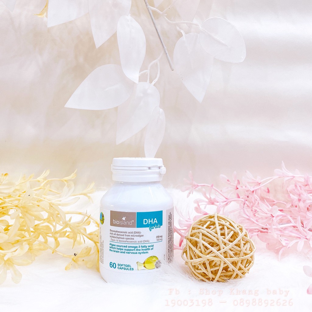 DHA Bioisland cho bé 60v - Shop Khang Baby