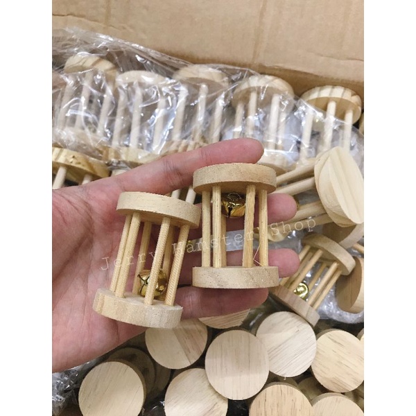 Đồ chơi gỗ vui nhộn cho Hamster và thú cưng nhỏ