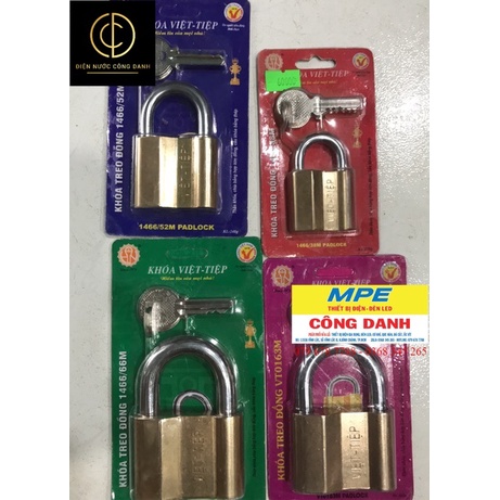 Ổ khoá Việt Tiệp 4p, 5p, 6p, 7p chính hãng