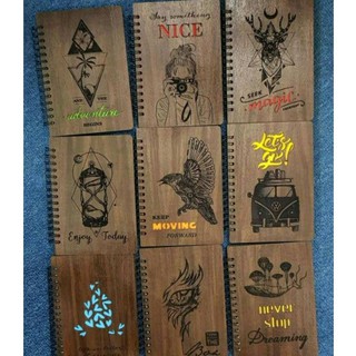 SỔ TAY HANDMADE BÌA GỖ ĐỘC LẠ