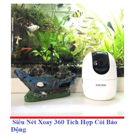 Camera IP Wifi KBONE KN - H41P 4.0MP 2K HD Siêu Nét Xoay 360 Tích Hợp Còi Báo Độn - KBONE KN-H41P là dòng camera IP WifI