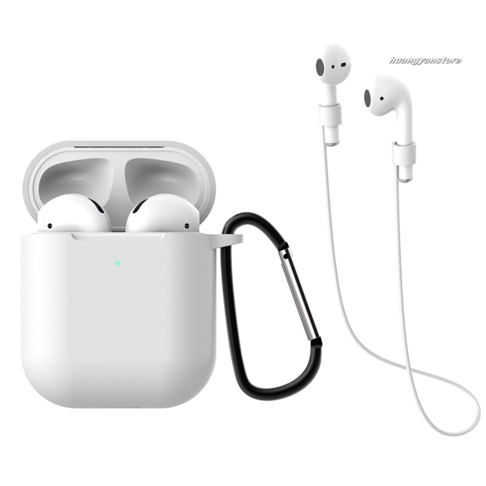 Hộp Đựng Bảo Vệ Tai Nghe Nhét Tai Kèm Dây Đeo Cho Air-Pods 1 2
