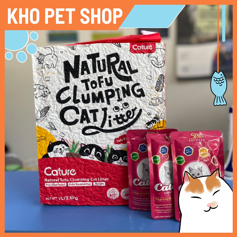 Cát đậu nành Cature 7L ( BAO BÌ MỚI)
