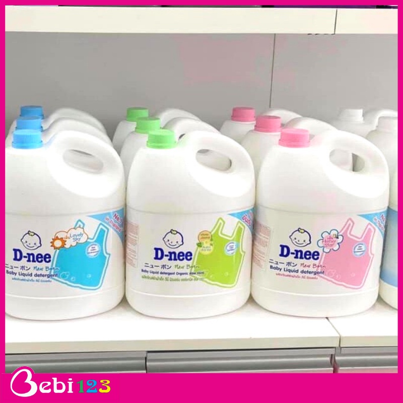 Nước giặt xả quần áo em bé Dnee Can 3000ml