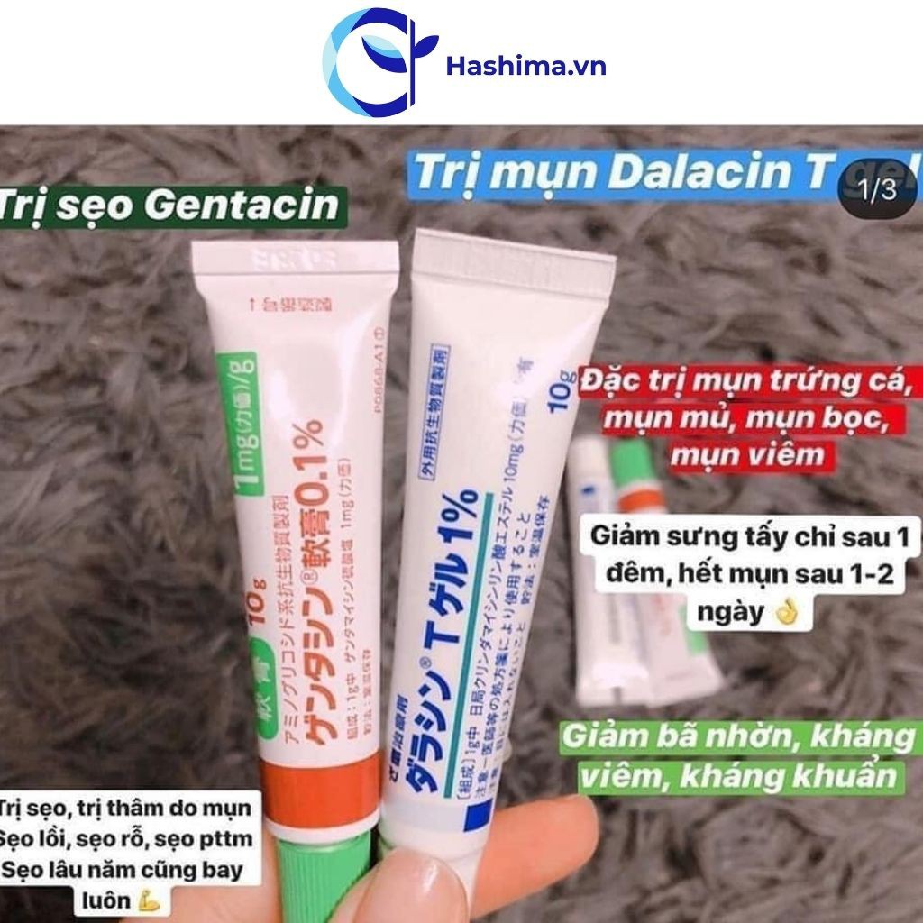 Gentacin - Kem sẹo Gentacin Nhật Bản - Giảm thiểu việc hình thành sẹo và mụn