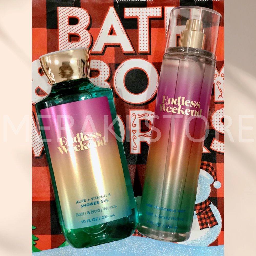 Bộ sản phẩm chăm sóc cơ thể Endless Weekend của Bath and Body Works